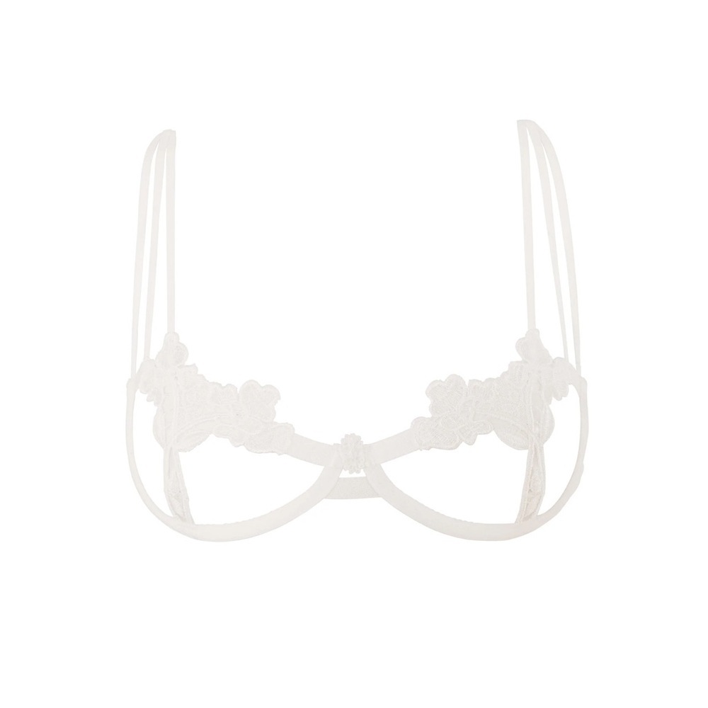 Bluebella Nova Bridal Bra 32DD/E new Elegant White Lace Bra